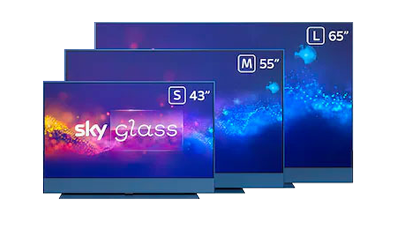 Sky Glass & Live Bundle £0 for 3 Months! £28 for 15 Months